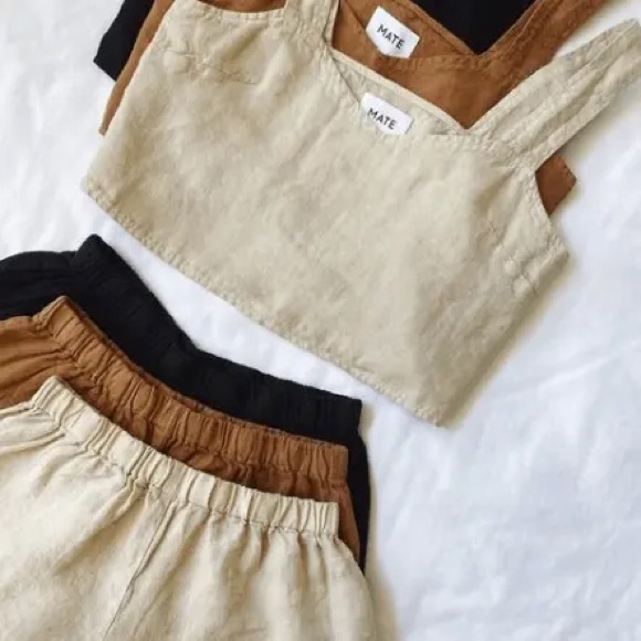 Mate the Label Linen Top/Bottom Set - Picture 6 of 6